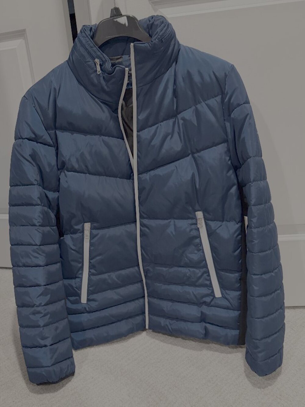 Kenneth Cole New York Channel Quilted Puffer Jacket, Marine